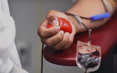 I helped save a life today! How? I donated blood.
